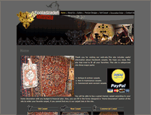 Tablet Screenshot of fooladzadehcarpet.com
